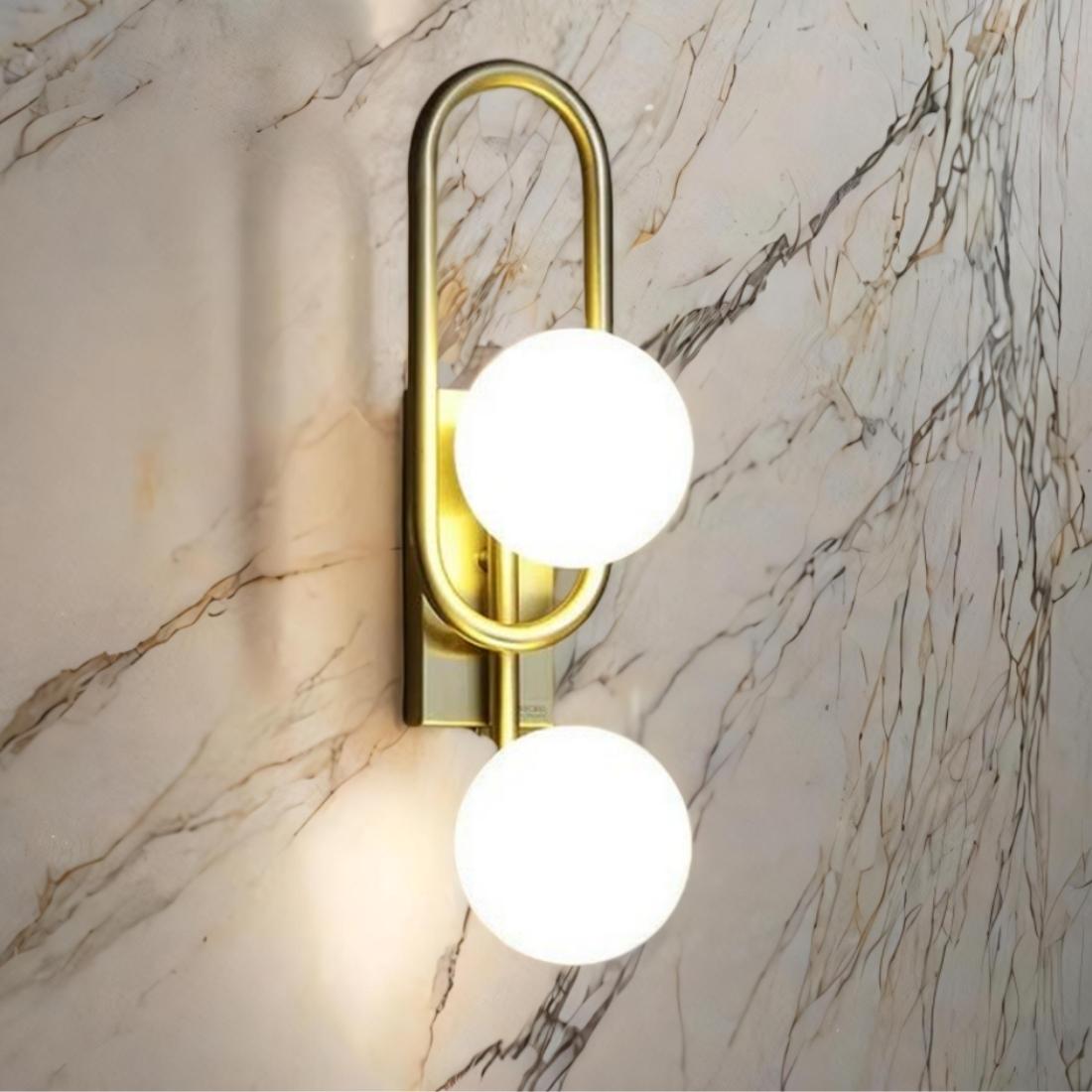 2-Light-Modern-Globe-Wall-Mount-Sconce