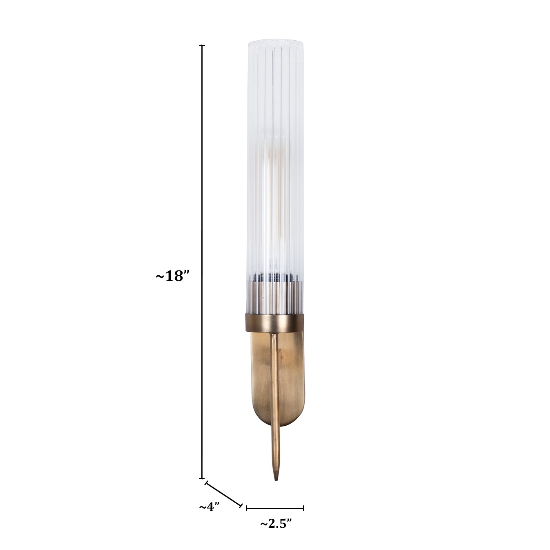 Premium-Golden-Mini-Torchiere-Wall-Sconce